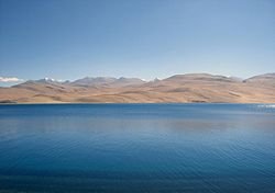 The Ladakh with Tsomoriri Lake